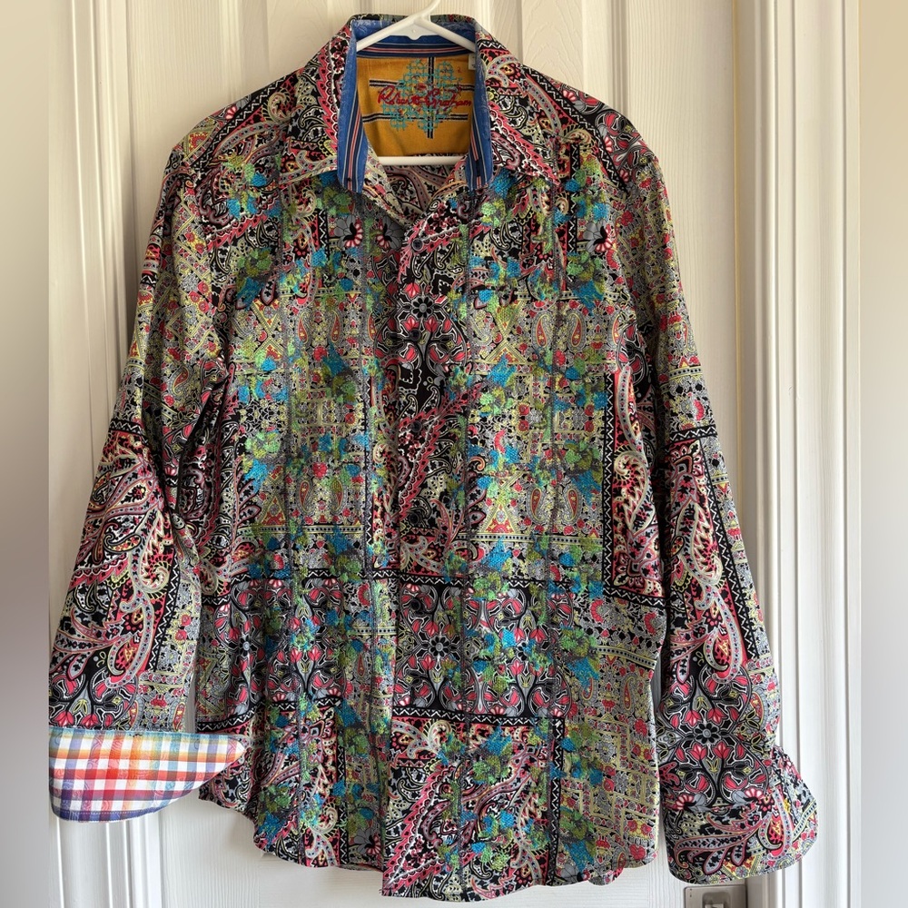 Robert Graham Colorful Paisley Men's Shirt
